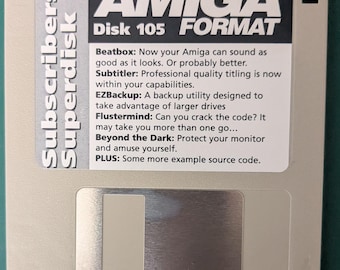 Disco de formato Amiga 105 Superdisco de suscriptor