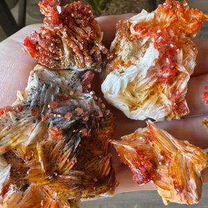 Barite and Vanadinite Mixed Mineral Gemstone | Choose Your Own Piece