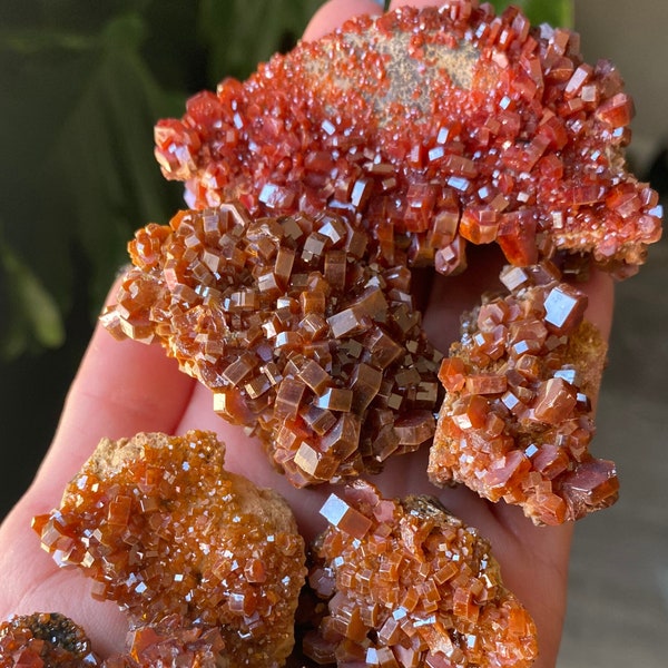 Red Vanadinite Raw Natural Crystal Cluster | Authentic Mineral Specimen |  Metaphysical Home Decor