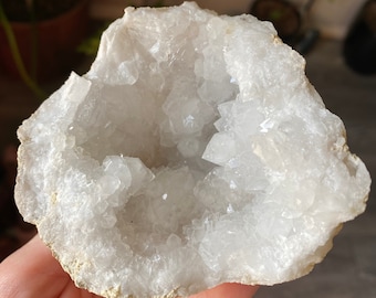 水晶　ジオード　ハーフ 大きなクォーツハーフジオード - - Etsy 日本