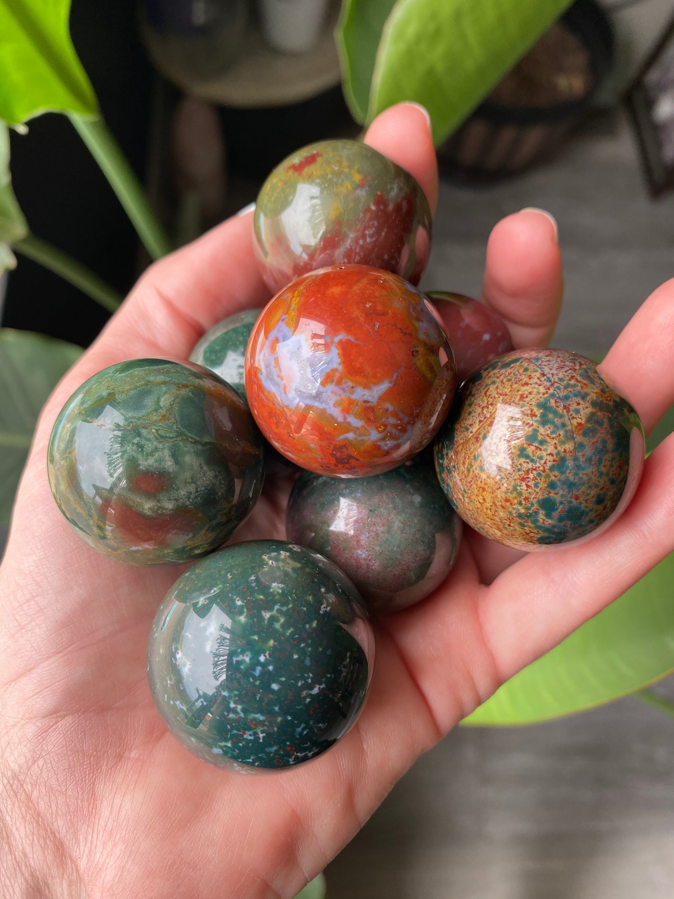 Ocean Jasper Spheres Ocean Jasper Spheres