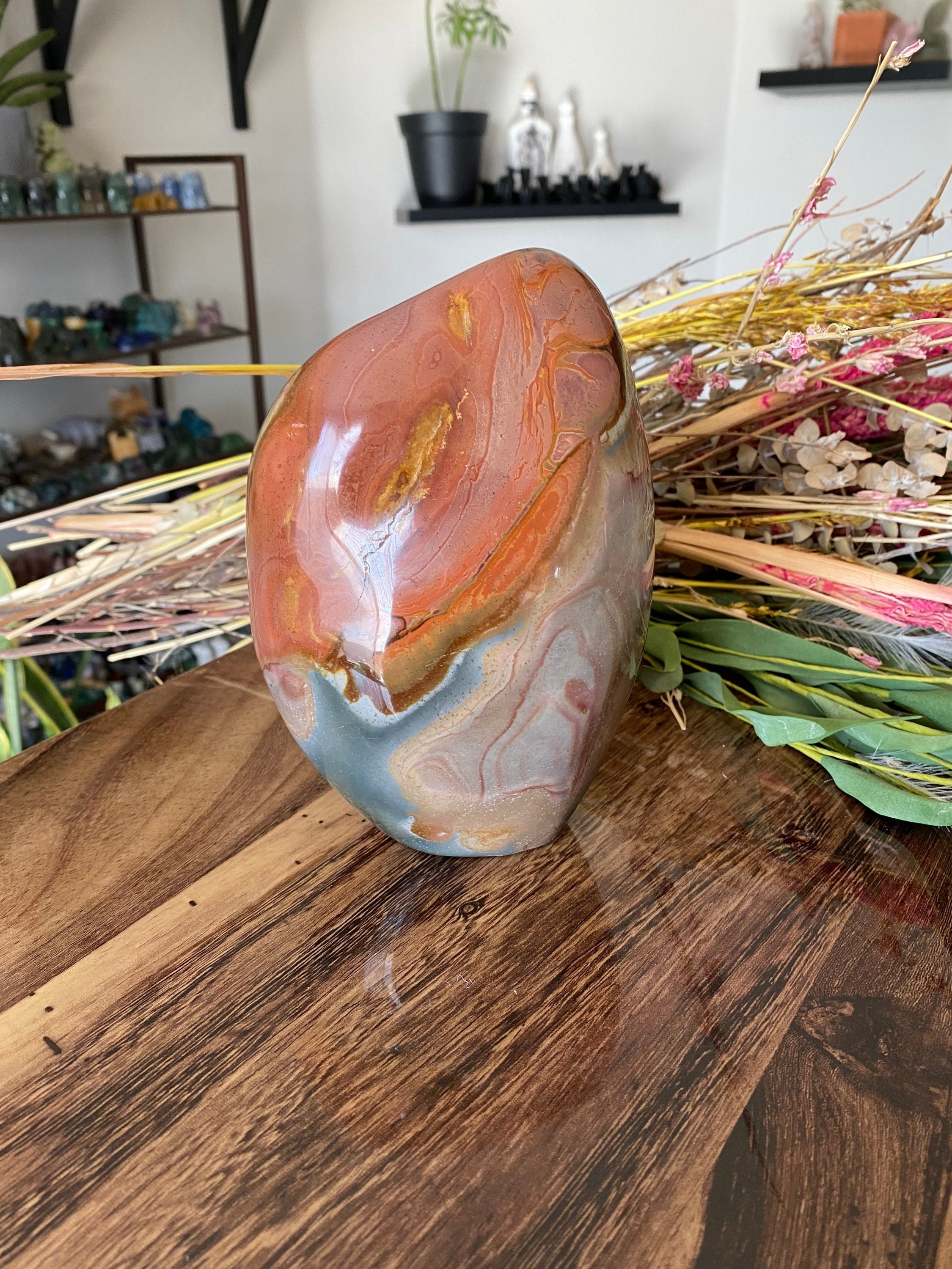 4.8lb Polychrome Jasper Freeform | Desert Jasper Polished Free
