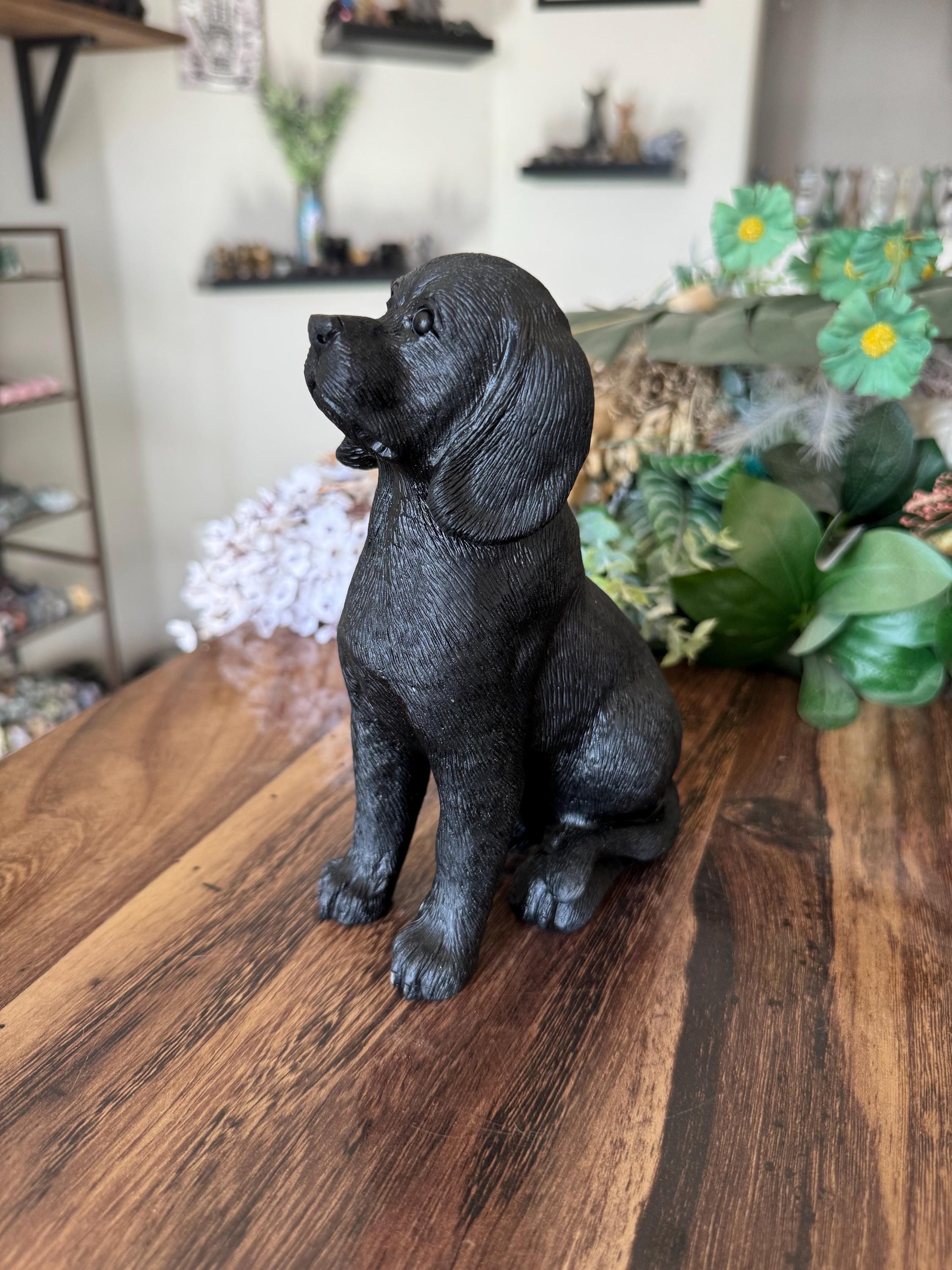 ブラックオブシディアン 犬 わんこ ブラックオブシディアン 犬 わんこ