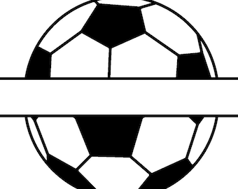 Split Soccer Svg Etsy
