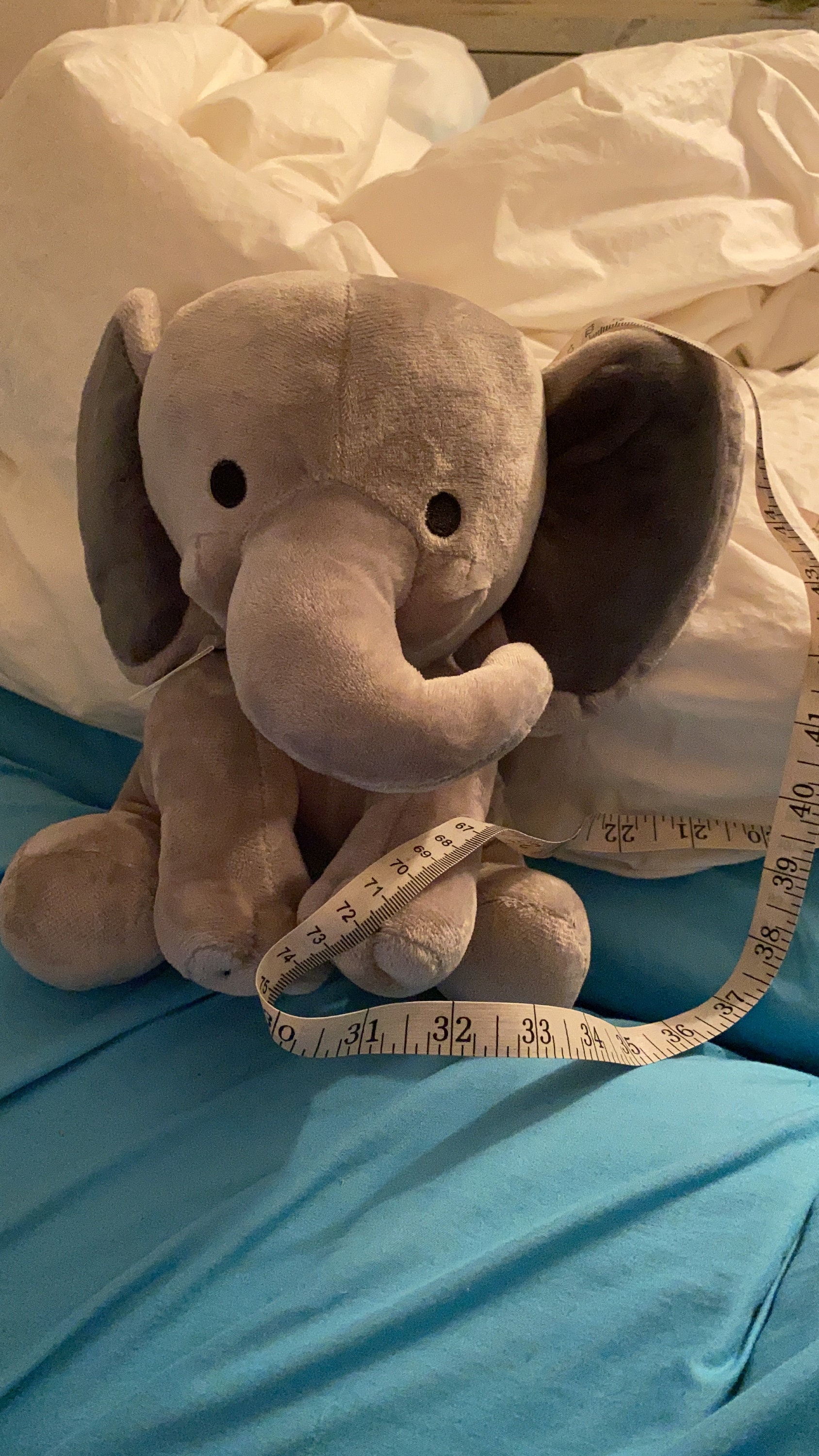 Customized elephant right ear for baby gift Etsy
