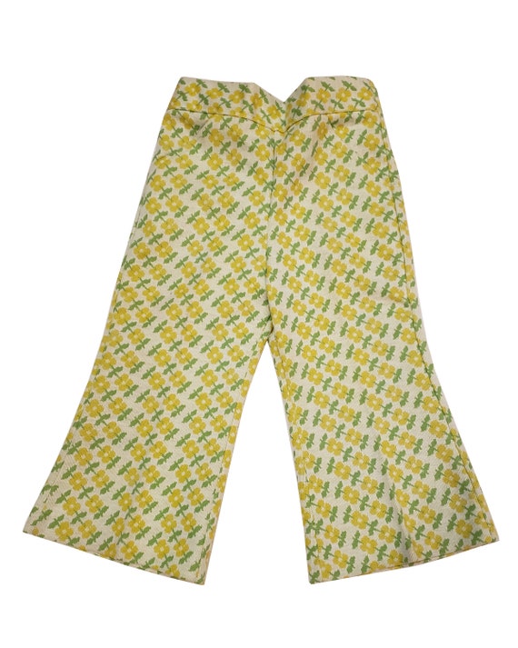 Vintage 1970s Health-tex Yellow Flower Power Child