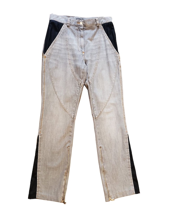 Dolce & Gabbana Designer Jeans with Mesh Accents