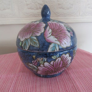 Asian Porcelain Ginger Jar