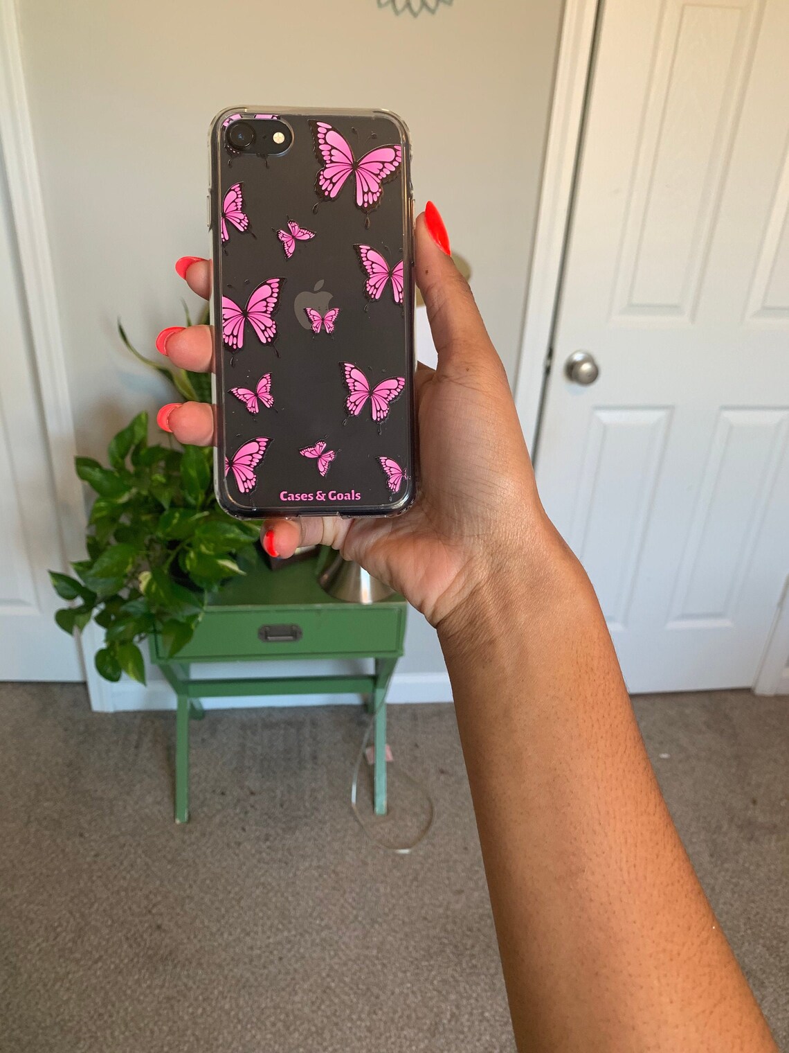 Pink Butterflies iPhone Case 12 Pro Max 12 Pro 12 12 mini Etsy