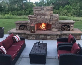 Maricopa Fireplace Design - DIY Outdoor Fireplace Plan