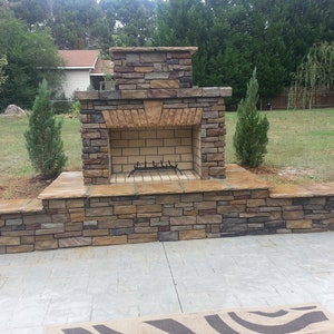 Pima II DIY Outdoor Fireplace Construction Plan image 7