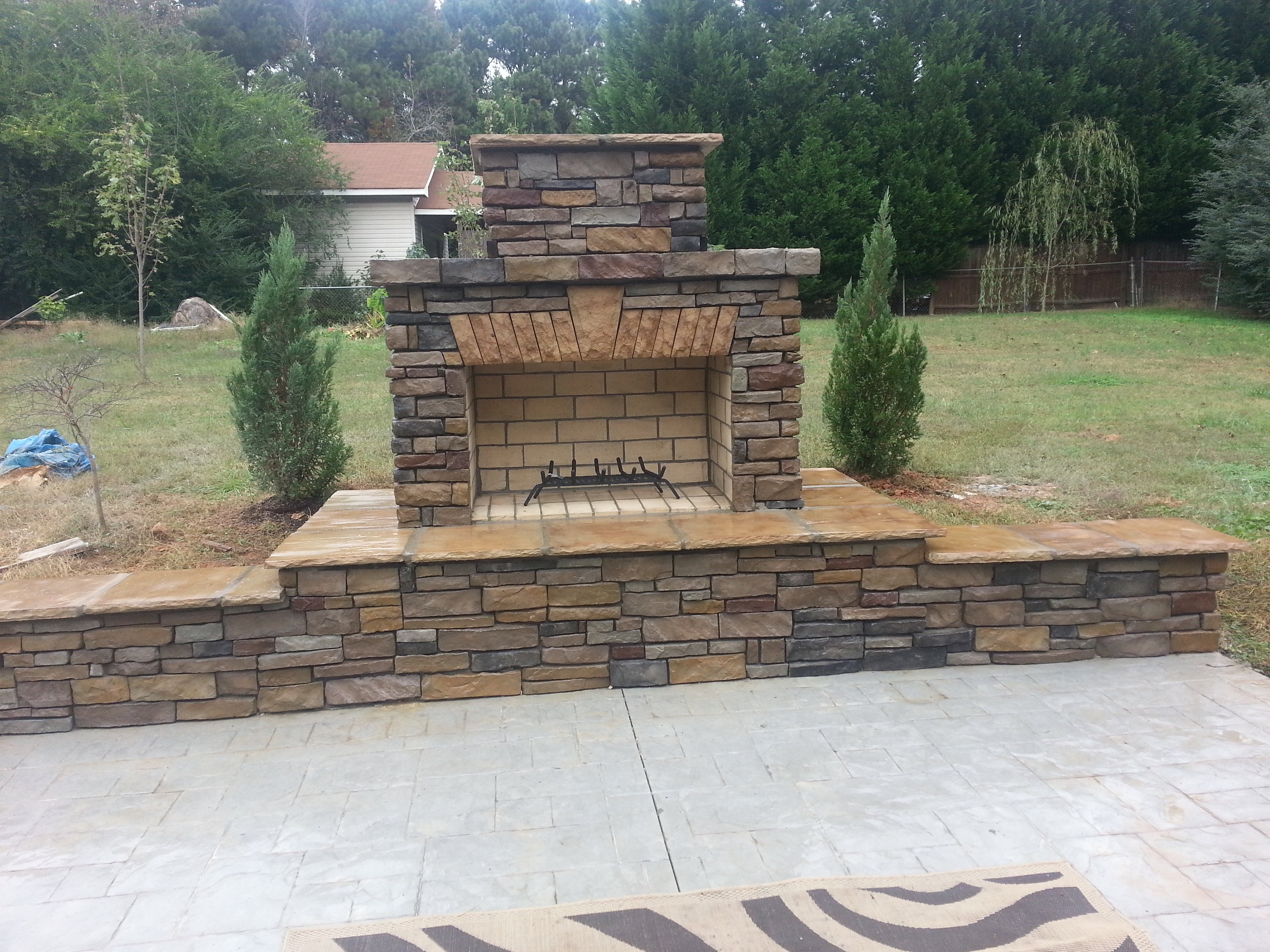 Curated visual reference: Fresh Look at Pima Ii DIY Outdoor Fireplace Construction Plan