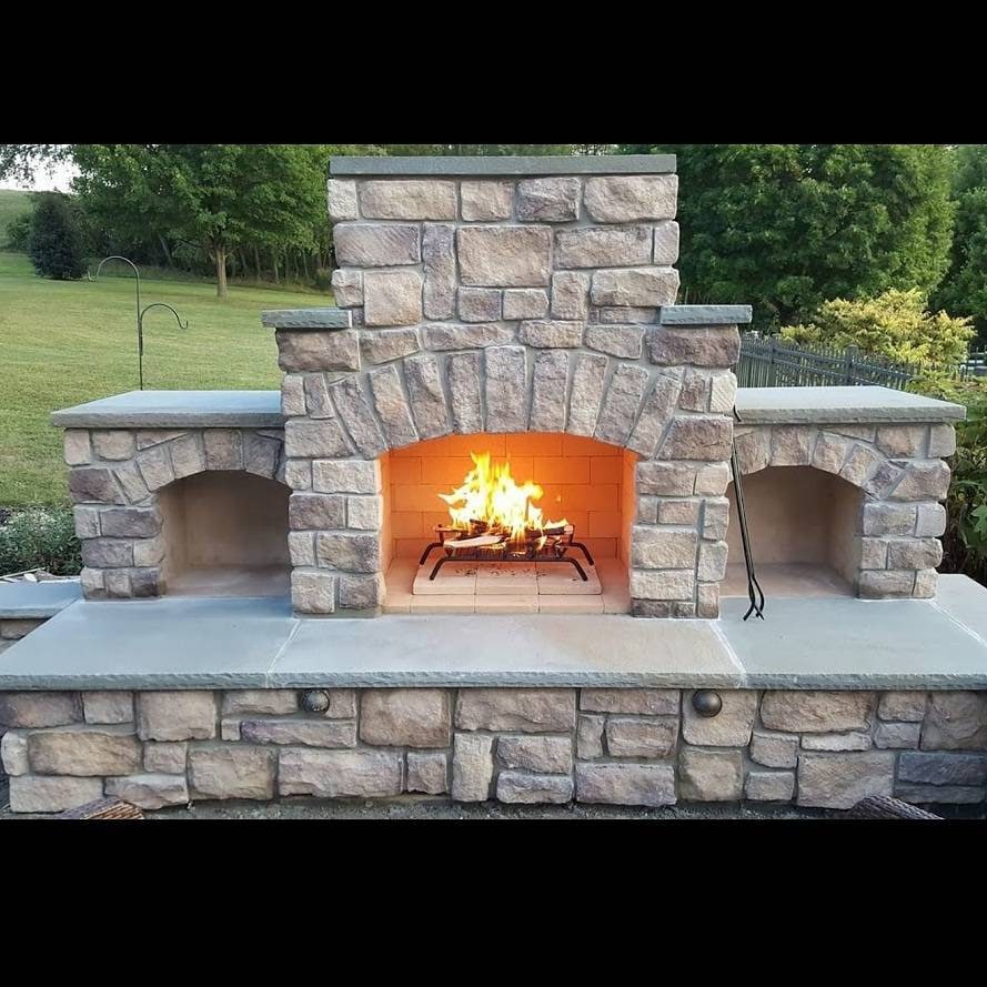 DIY Outdoor Fireplace Construction Plan - Winslow Design - 46 pages