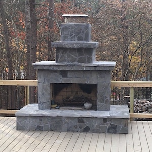 Pima II DIY Outdoor Fireplace Construction Plan image 5