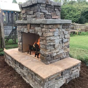 Pima II DIY Outdoor Fireplace Construction Plan image 8