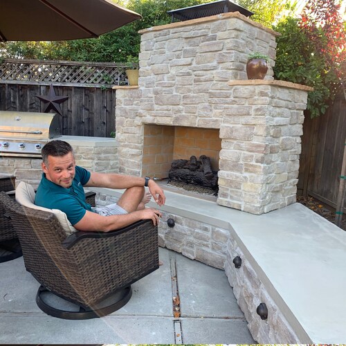 DIY Outdoor Fireplace Construction Plan Fireplace and Voids Etsy