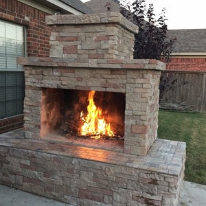 Pima II DIY Outdoor Fireplace Construction Plan image 4