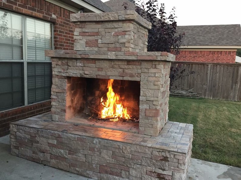 Pima II DIY Outdoor Fireplace Construction Plan image 4