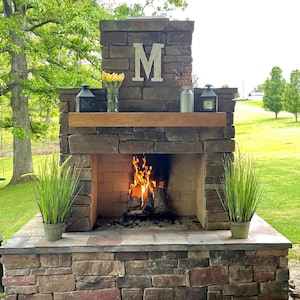 Pima II DIY Outdoor Fireplace Construction Plan image 3