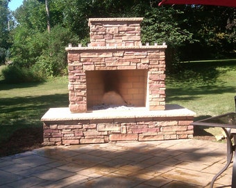 Pima II - DIY Outdoor Fireplace Construction Plan