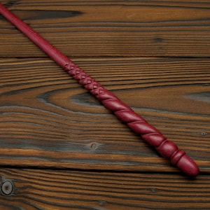 Character Wand in Purpleheart