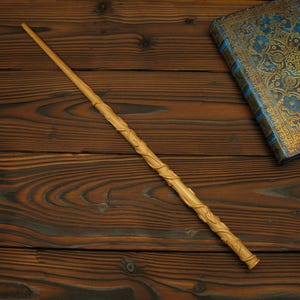 Character Wand in English Oak - real wooden wand!