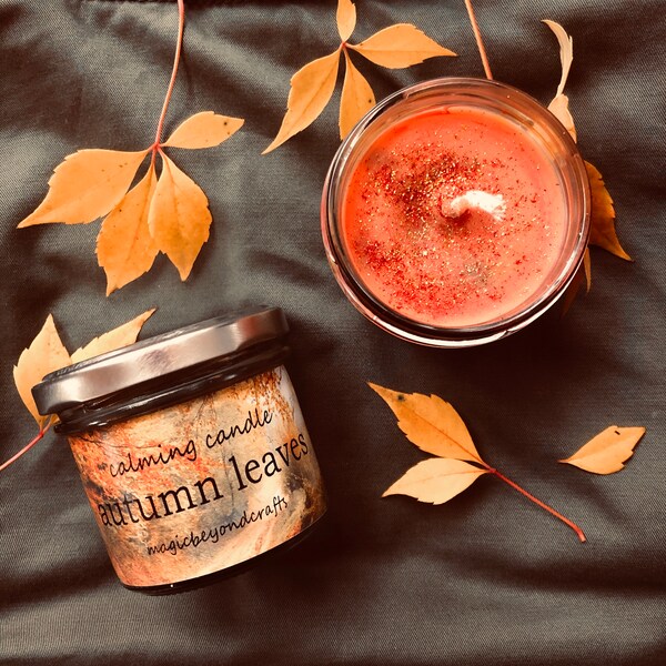 autumn leaves | calming candle | soy wax