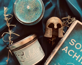 Achilles | bookish candle | soy wax