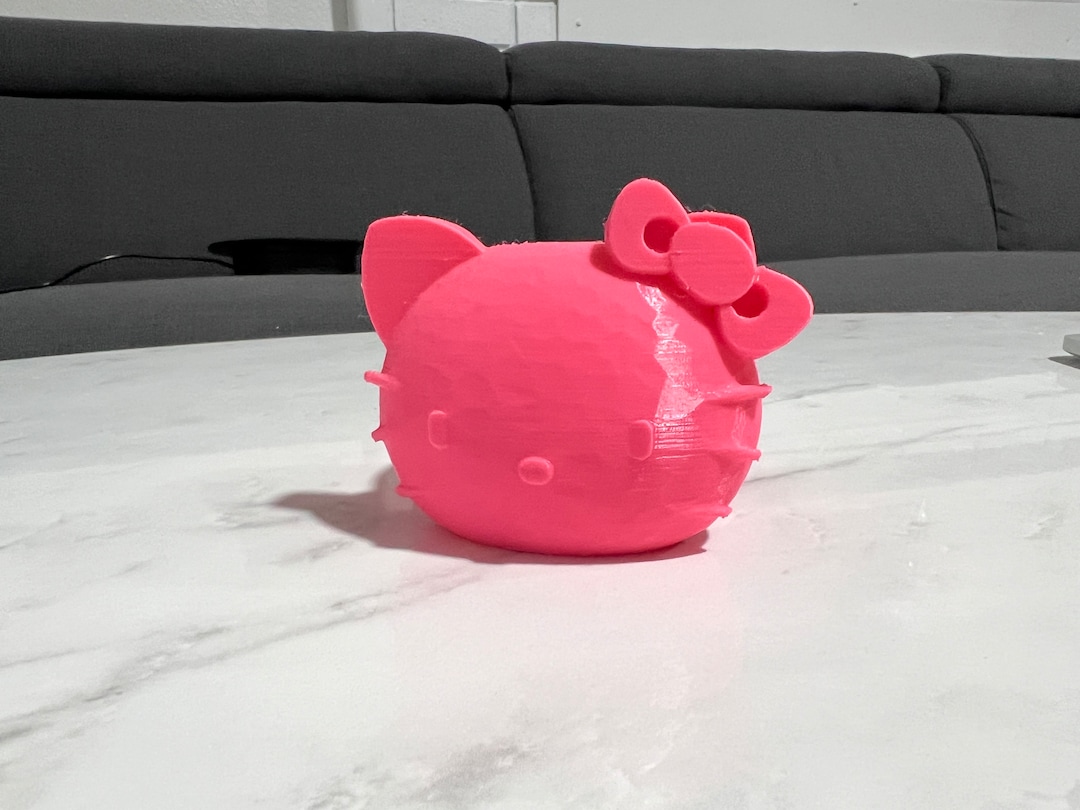 Hello Kitty Planter 3d Printed. - Etsy