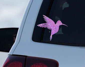 Holographic Hummingbird Vinyl Decal | Car, Tumbler, Journal