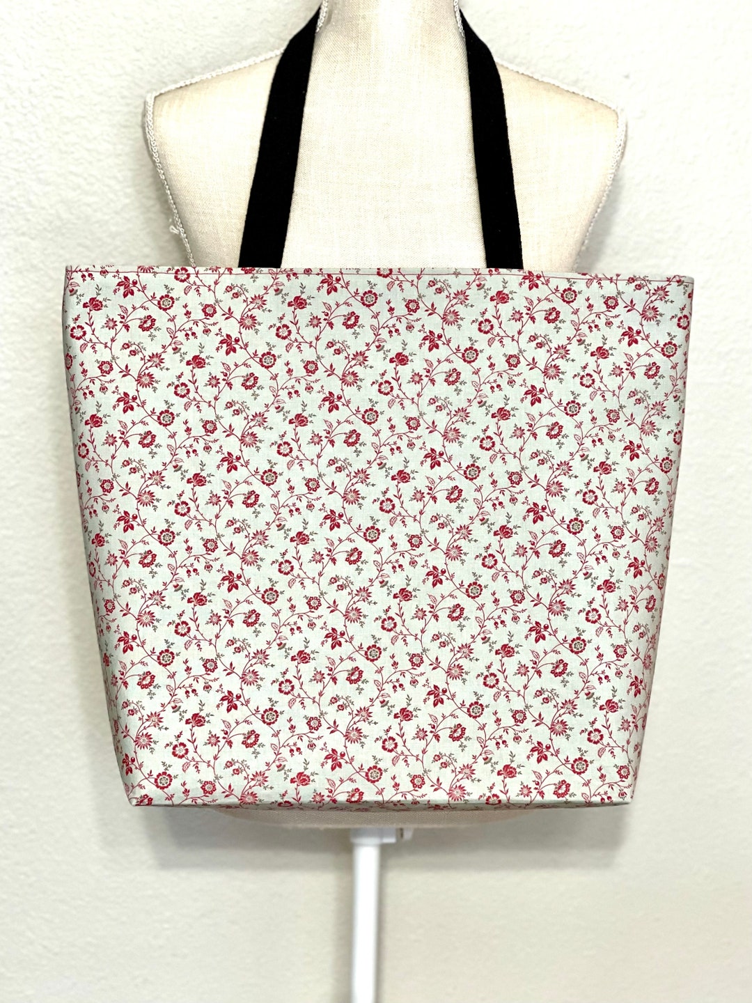 French General ‘blue’ for Moda Fabric Cotton Tote, Everyday/everywhere ...