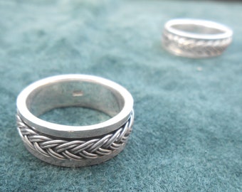 Anello In Argento Sterling - Fascia Celtica - Foto 10