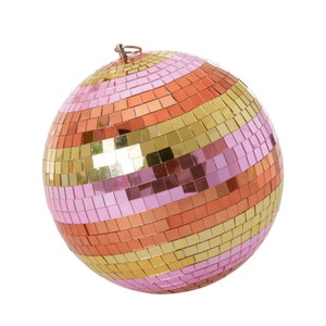 Gold Disco Mirror Ball 