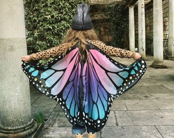 Butterfly carnival cape wings