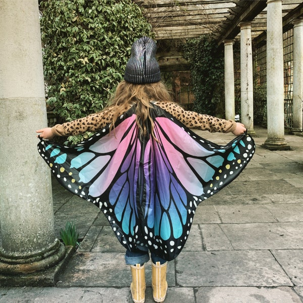 Butterfly carnival cape wings