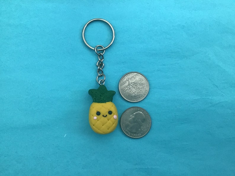 Pineapple keychain Etsy