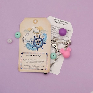 Mickey Mouse DIY Keychain Kit | Cruise Fish Extender Gift, Pixie Dusting