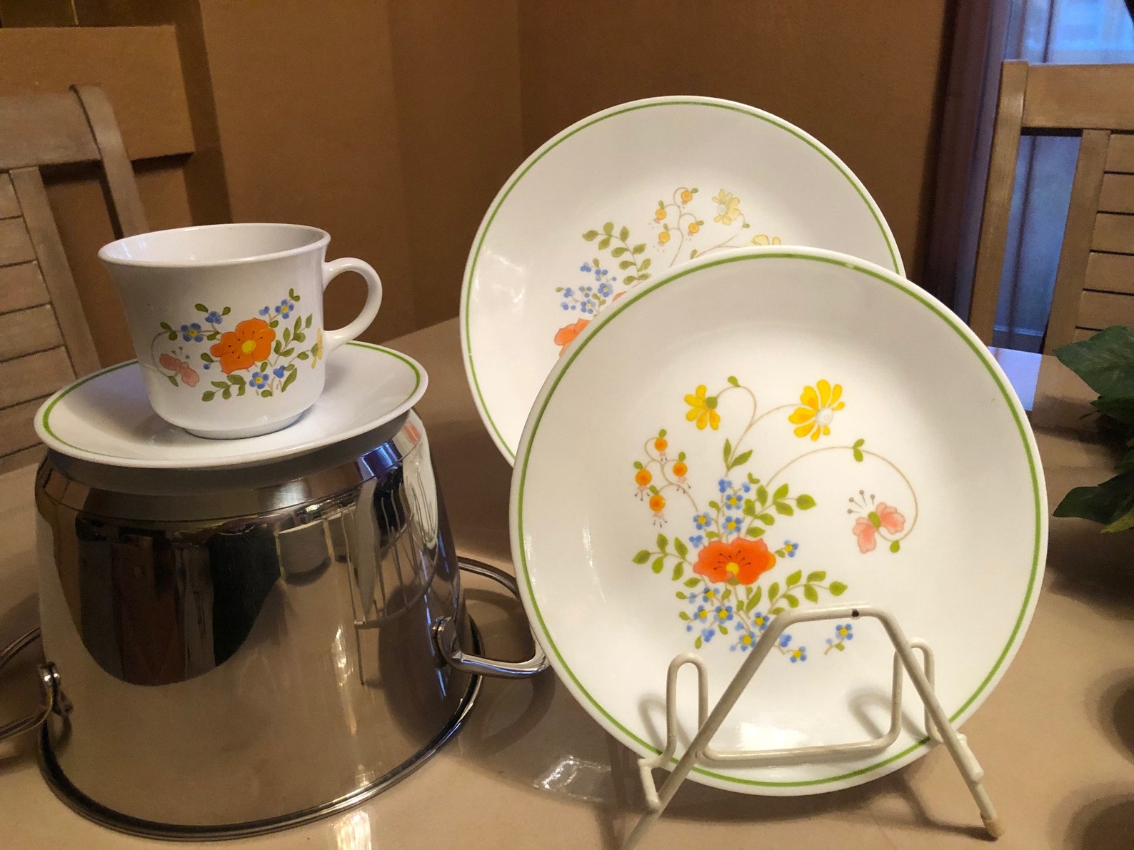 Rare Corning Corelle Wildflower Pattern Settings Etsy Canada