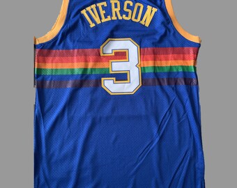 allen iverson jersey nuggets