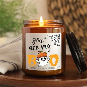 You Are My Boo Cute Halloween Funny Candle, Fall Candle Decor, Festive Candle, Holiday Candles, Halloween Gifts, Halloween Basket