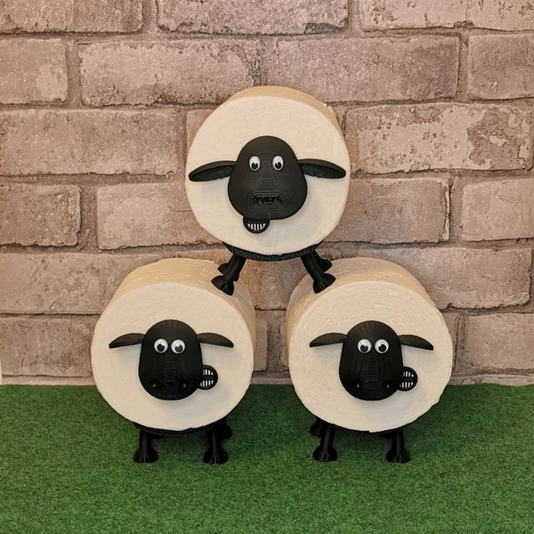 Sheep toilet paper holder