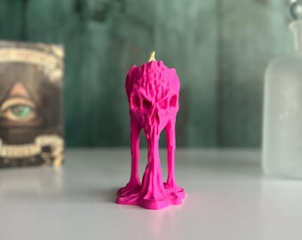 Skull Tealight Holder | Gothic Candle Decor | Unique Home Accent