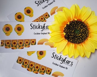 Cochlear Implant N7/N8 Sticker - Sunflowers