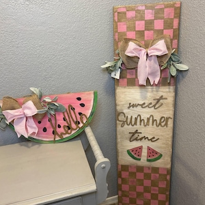 Sweet Watermelon Porch Leaner (door hanger not included)