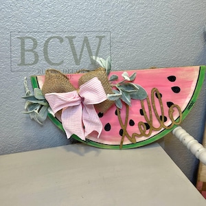 Sweet Watermelon Door Hanger (porch leaner not included)