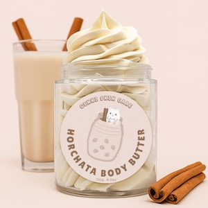 HORCHATA Whipped Body Butter! Made with all natural ingredients and paraben free fragrance oil!