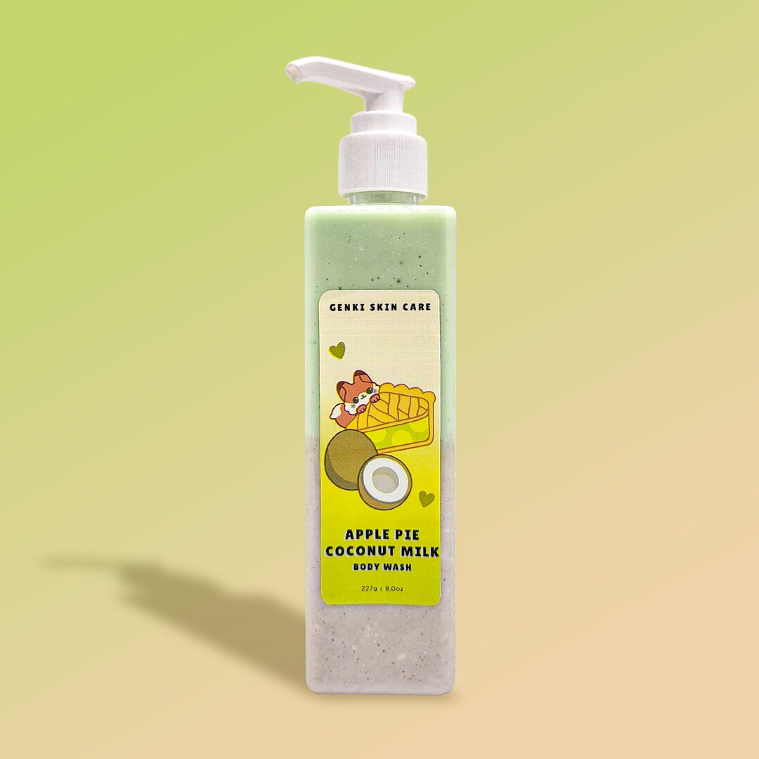 APPLE PIE and Coconut Milk Body Wash Made With Real Coconut Etsy