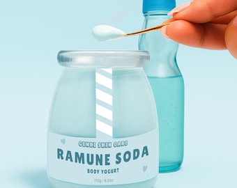 RAMUNE BODY YOGURT! Smells just like Ramune Soda and super hydrating!