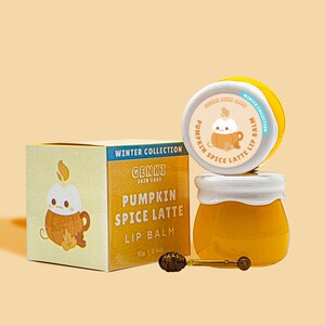 Vegan PUMPKIN SPICE LATTE Lip Balm/Lip Stain! Made with all natural oils and flavoring oil!