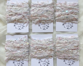 INNOCENCE | Fibre BLENDS | Embellishment threads and yarn | novelty yarn | ribbons | junk journals | weaving fibres | embroidery
